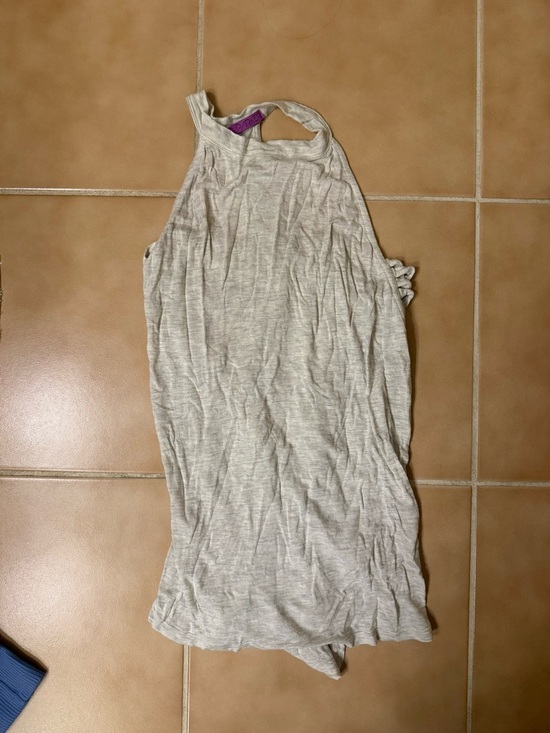Jac Parker Tops - Light Gray Racerback Tank Top